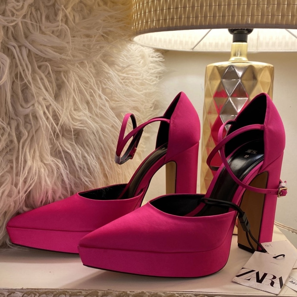 Zara Platform Pumps